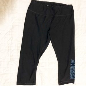 Reebok cropped activewear leggings.